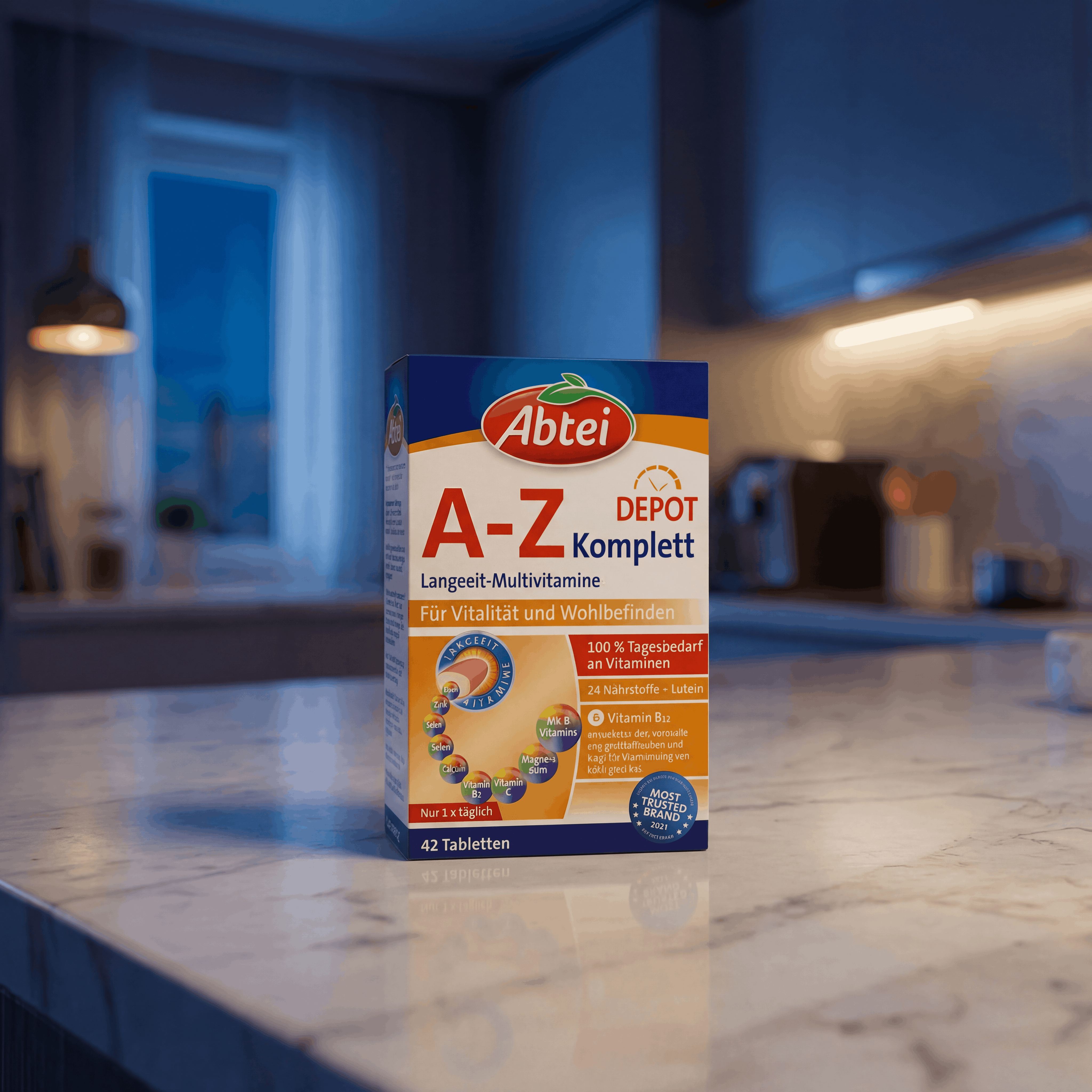 Abtei A‑Z Komplett Depot (42 Tabletten)