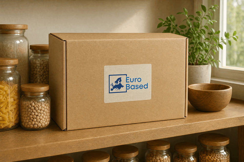NutriBox steht im Vorratsschrank zuhause