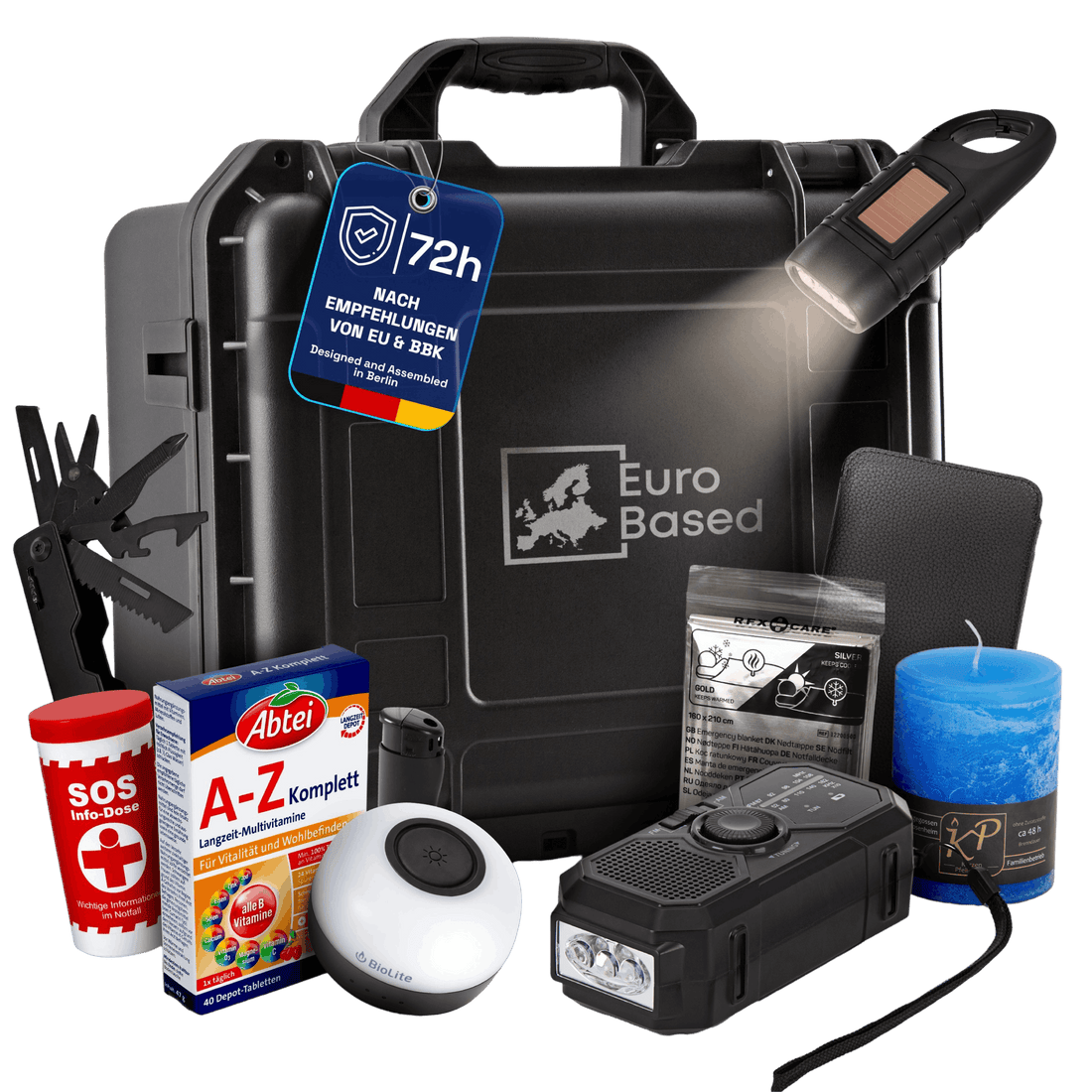 BlackoutBox Basic im Hardcase – Notfallausrüstung für 72 Stunden