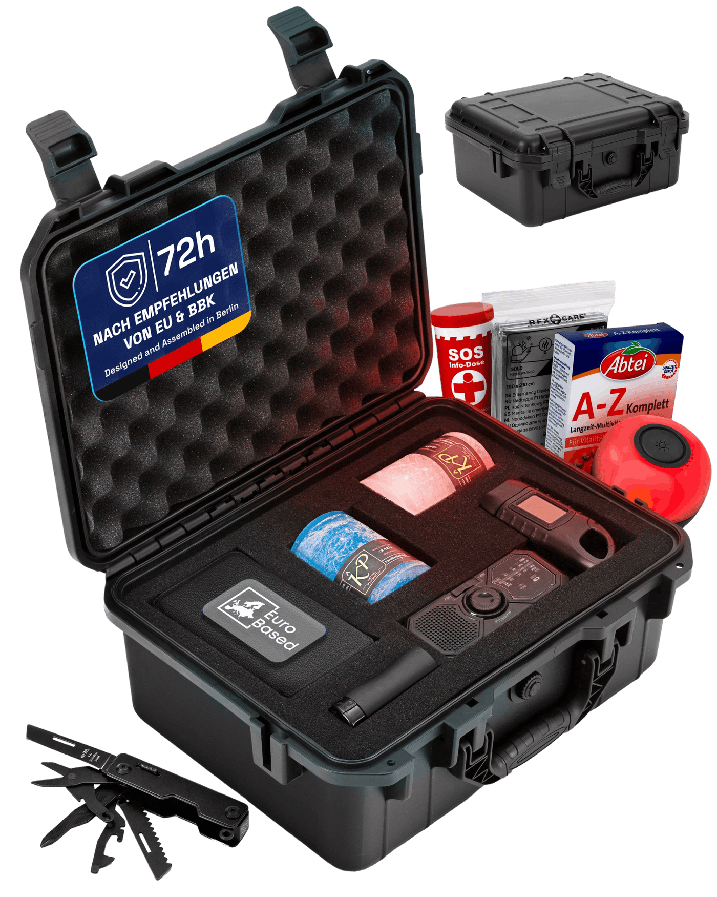 BlackoutBox Basic mit enthaltenen Modulen