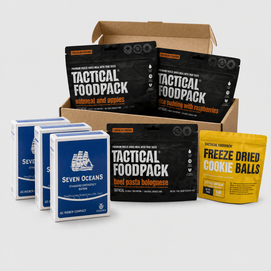 NutriBox 72h — kompakte 3-Tage-Notnahrung für eine Person
